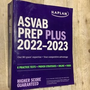USED Kaplan ASVAB Prep Plus 2022-2023